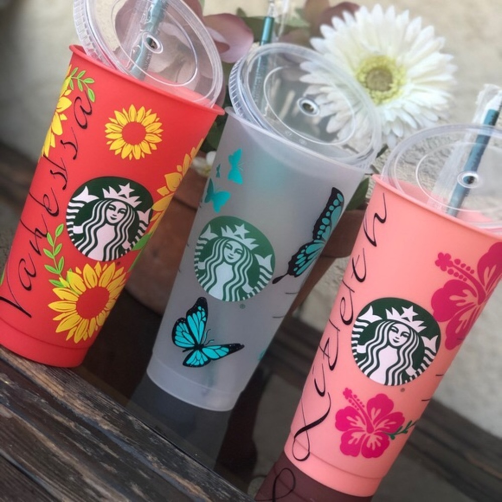 Personalized Starbucks cups!!